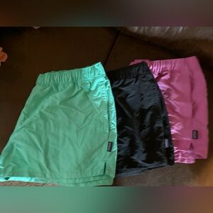 3 pair of Patagonia shorts